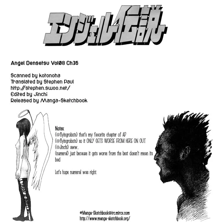 Read Angel Densetsu Chapter 36 - People under a Blue Sky Online