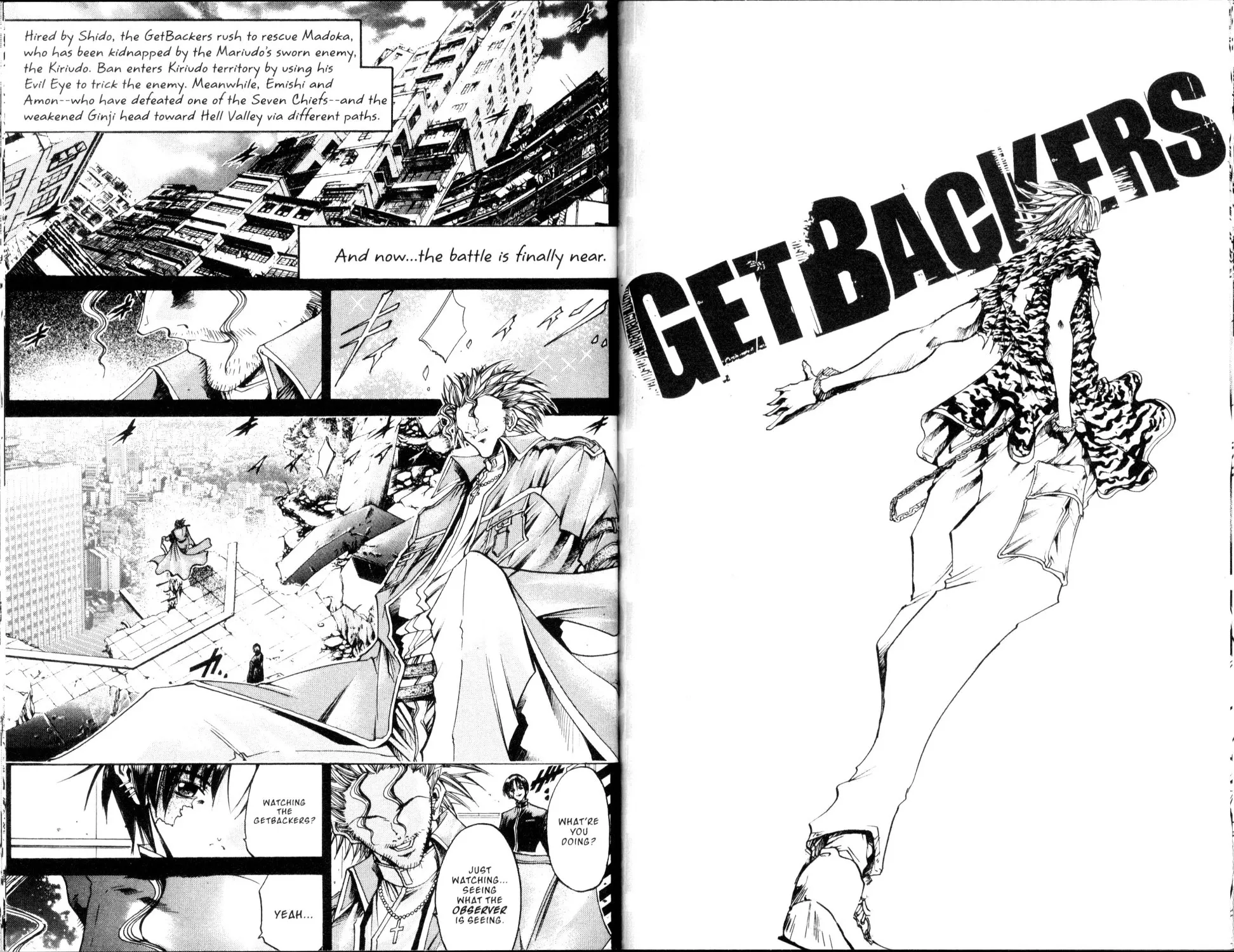 Read Get Backers Chapter 188 - Act X: The Eternal Bond (27): 400 Cow-Sized Spiders Online
