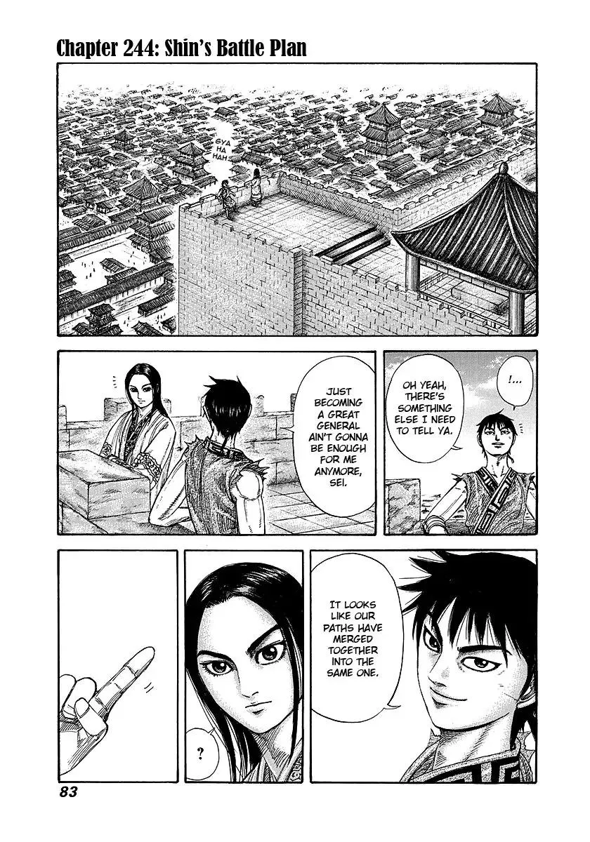 Read Kingdom Chapter 244 - Shin's Battle Plan Online