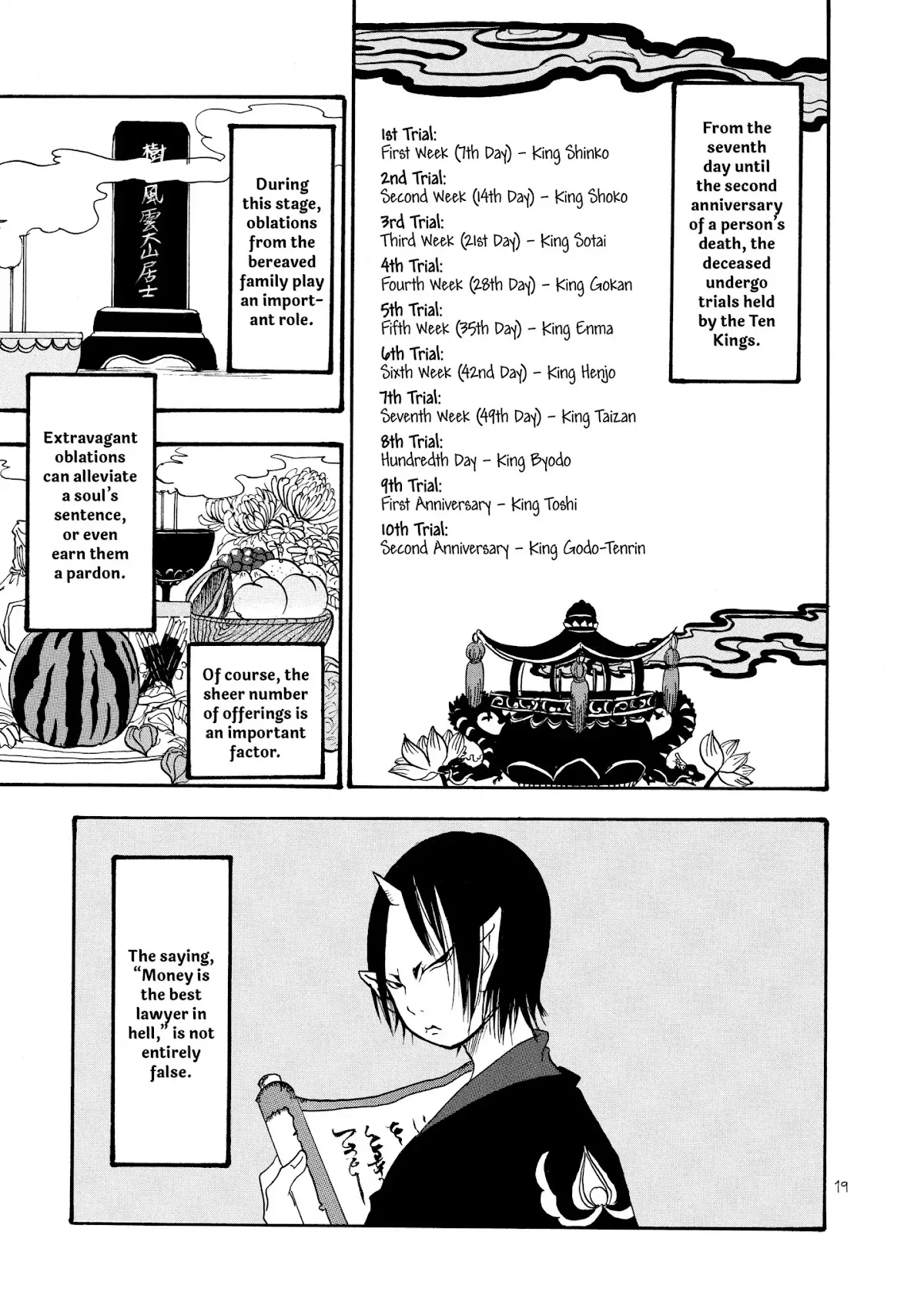 Read Hoozuki no Reitetsu Chapter 22 - THE TEN KINGS' BANQUET Online