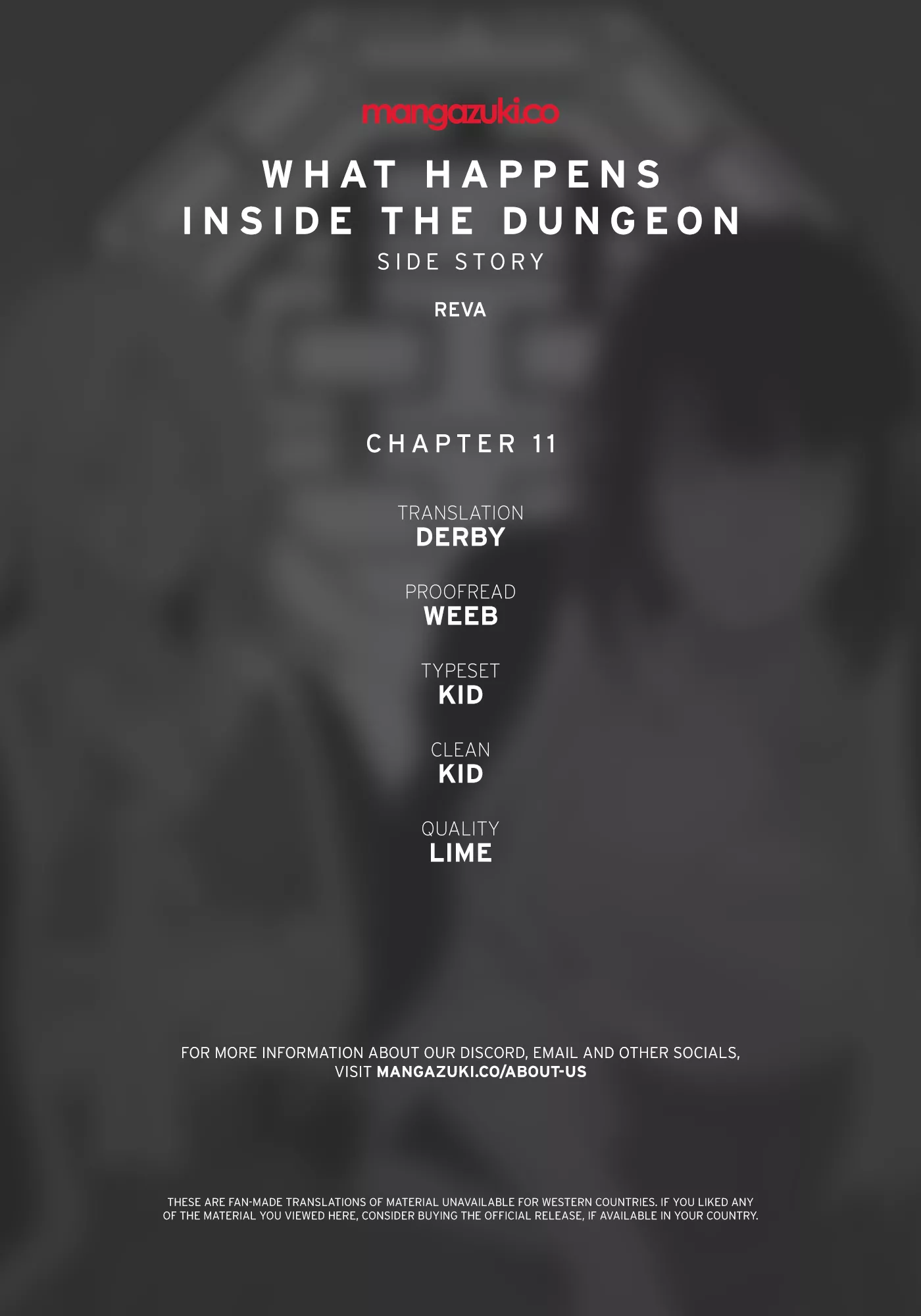 Read What Happens Inside the Dungeon Chapter 121 - Side Story - Chapter 11 Online