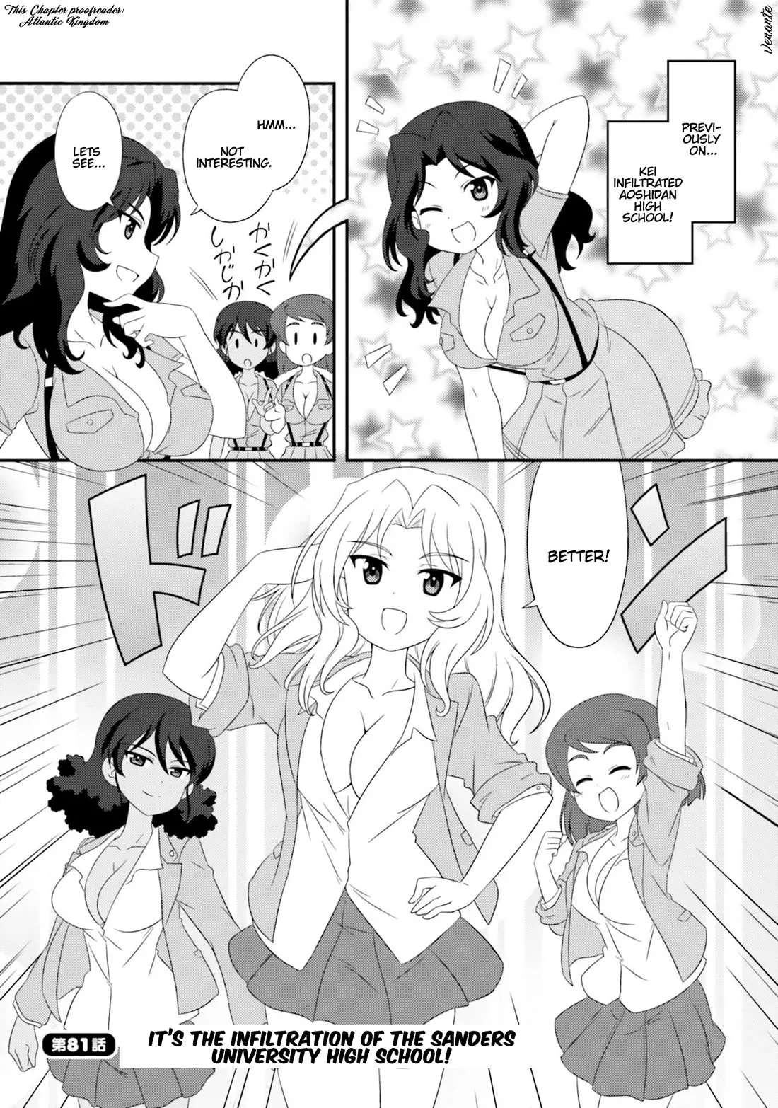Read Girls & Panzer – Motto Love Love Sakusen desu! Chapter 81 - It’s the Infiltration of the Sanders University High School! Online