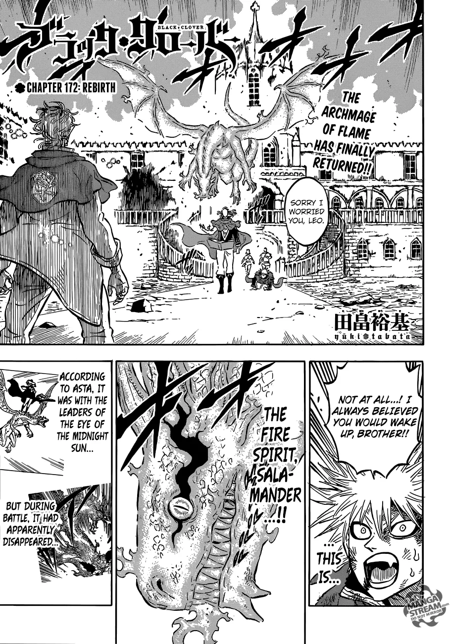 Read Black Clover Chapter 172 Online