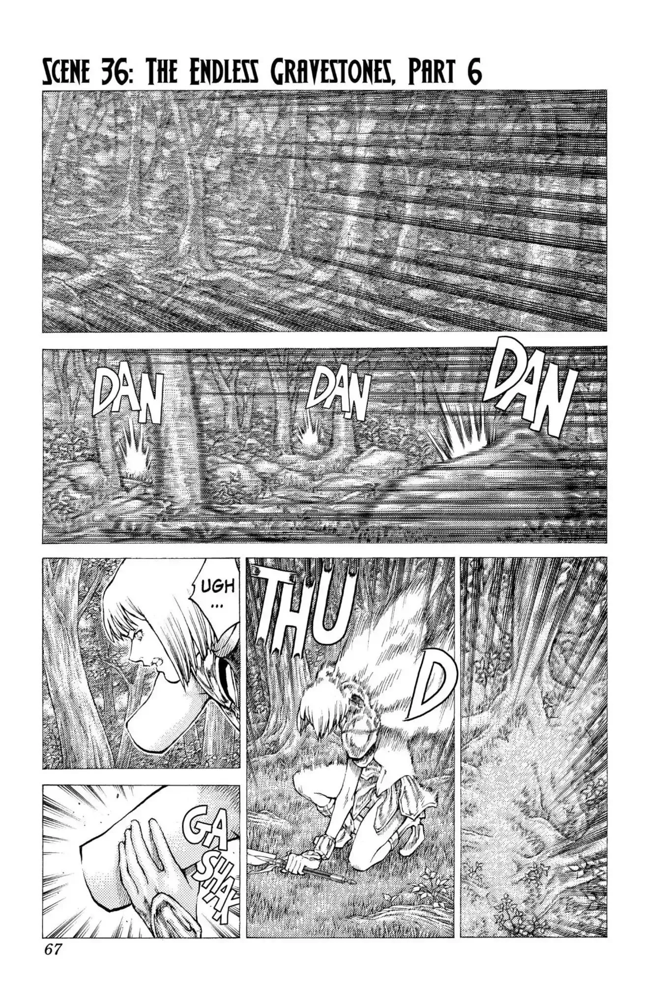 Read Claymore Chapter 36 - Vol.7 Scene 36: The Endless Gravestones, Part 6 Online