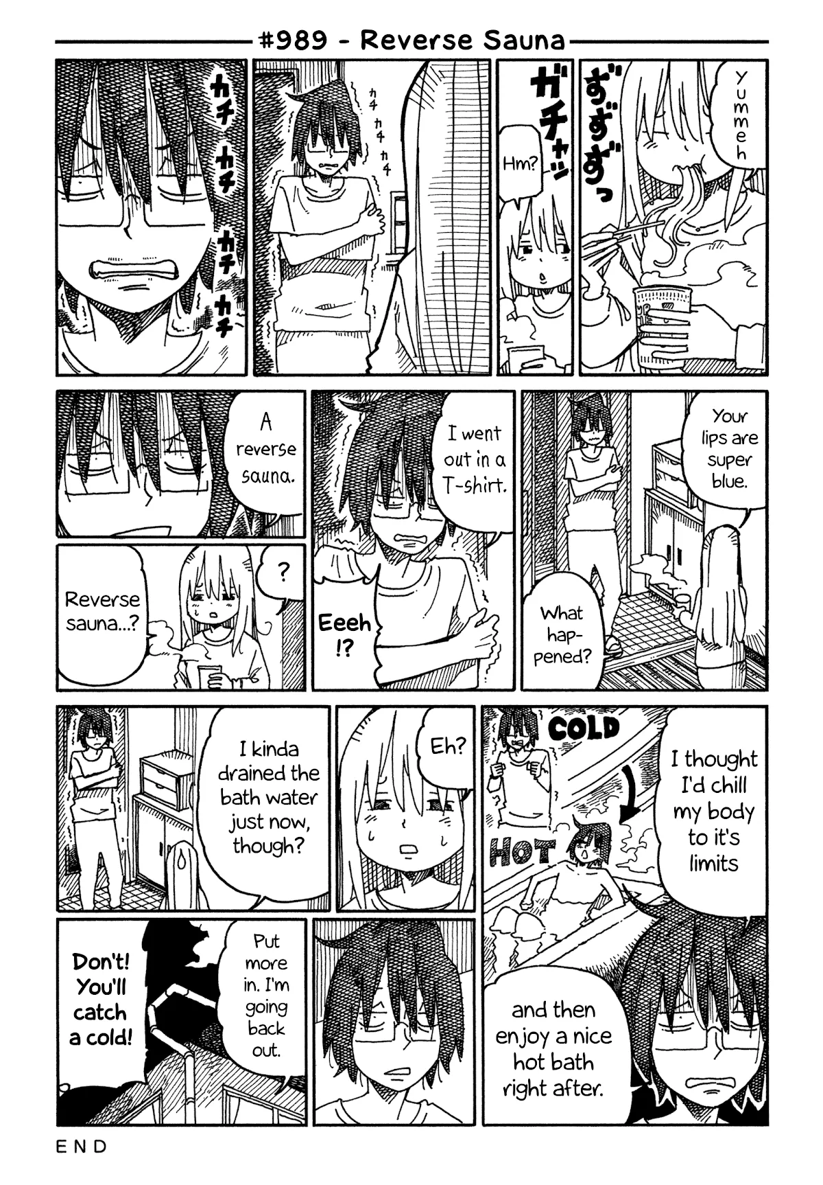 Read Hatarakanai Futari (The Jobless Siblings) Chapter 989 - Reverse Sauna Online