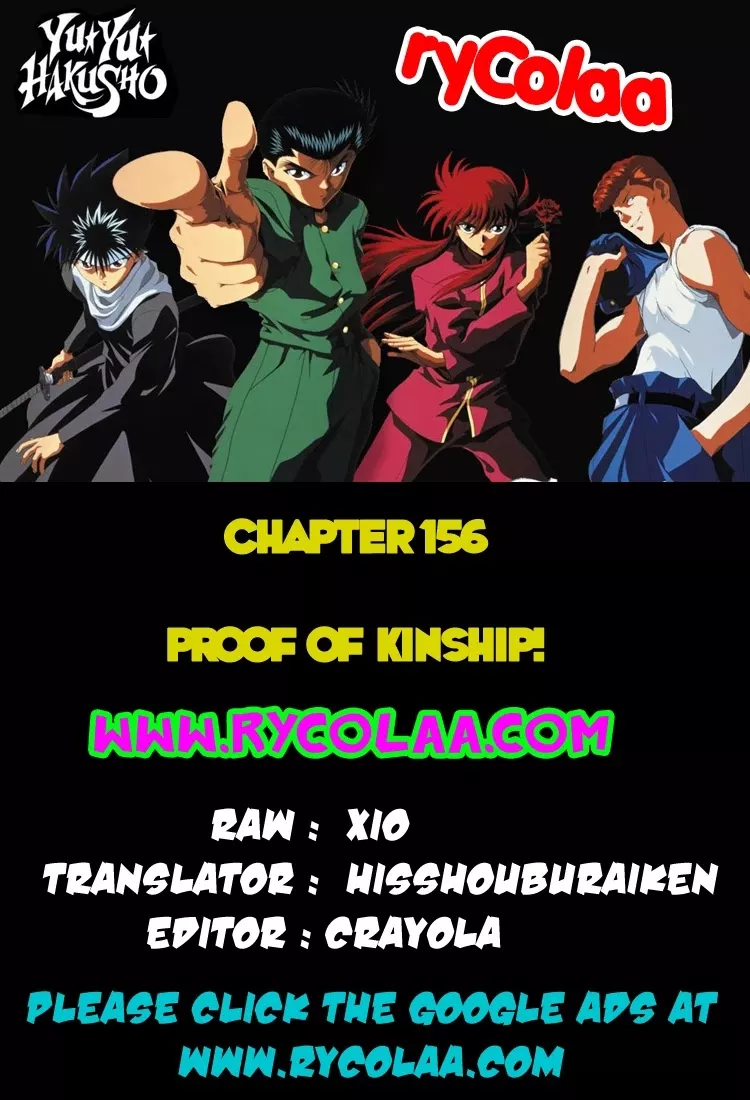 Read Yu Yu Hakusho Chapter 156 Online