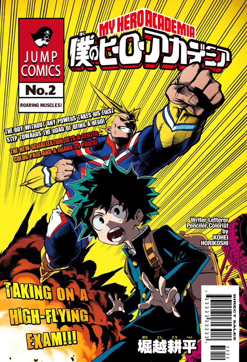 Read Boku no Hero Academia Chapter 2 - Roaring Muscles! Online