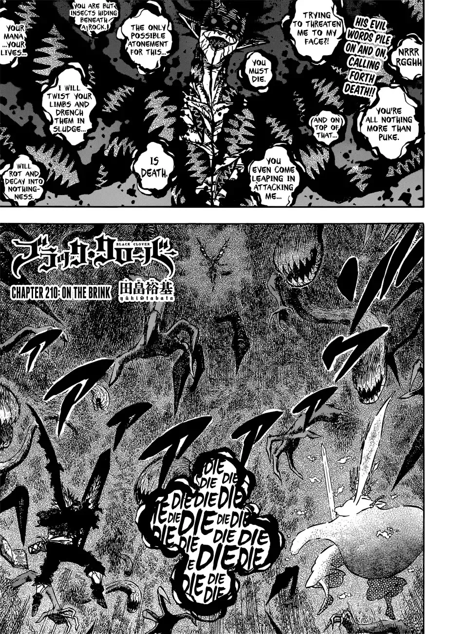 Read Black Clover Chapter 210 - On The Brink Online