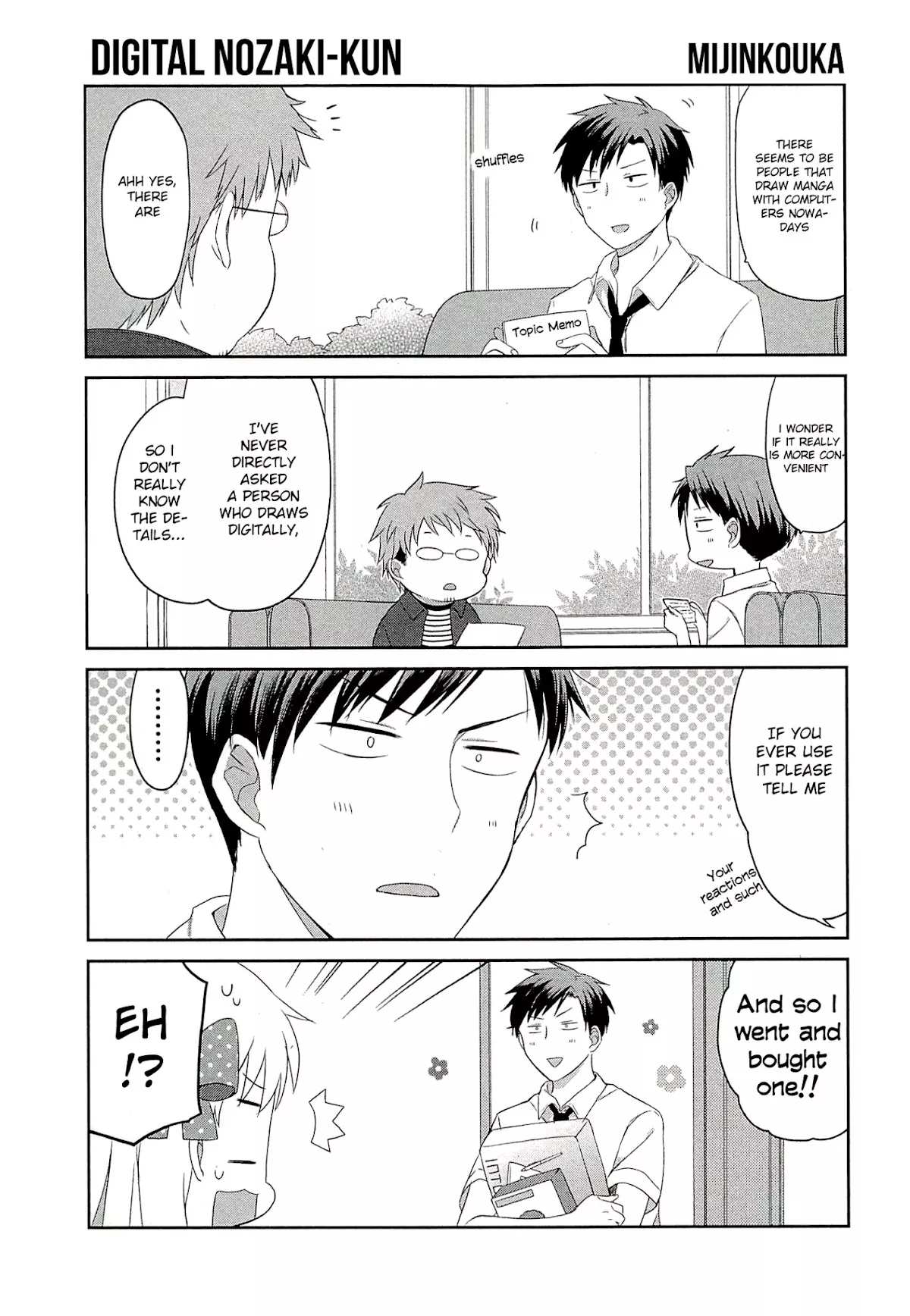 Read Gekkan Shoujo Nozaki-kun Anthology Chapter 15 - Digital Nozaki-kun Online
