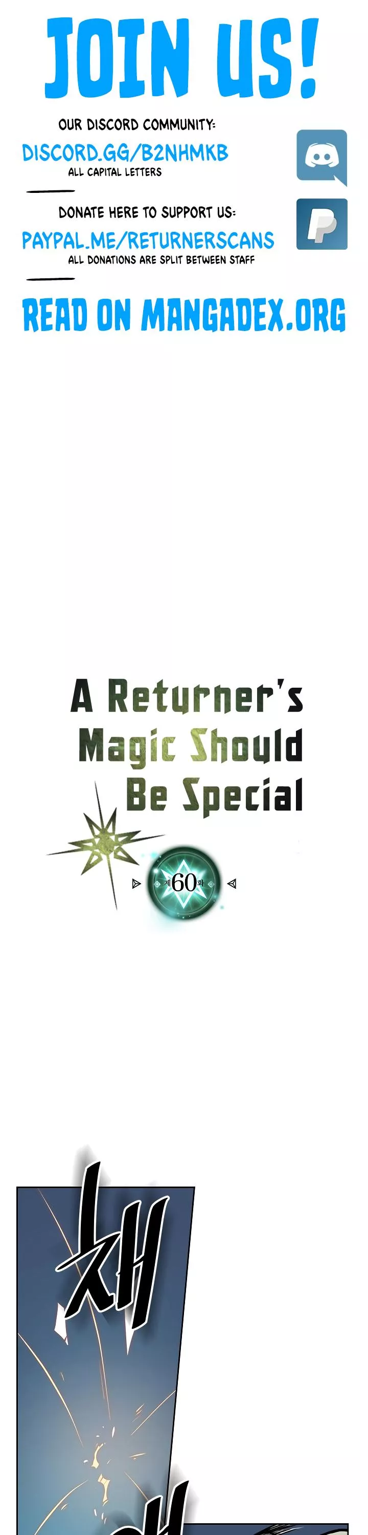 Read A Returner’s Magic Should Be Special Chapter 60 Online