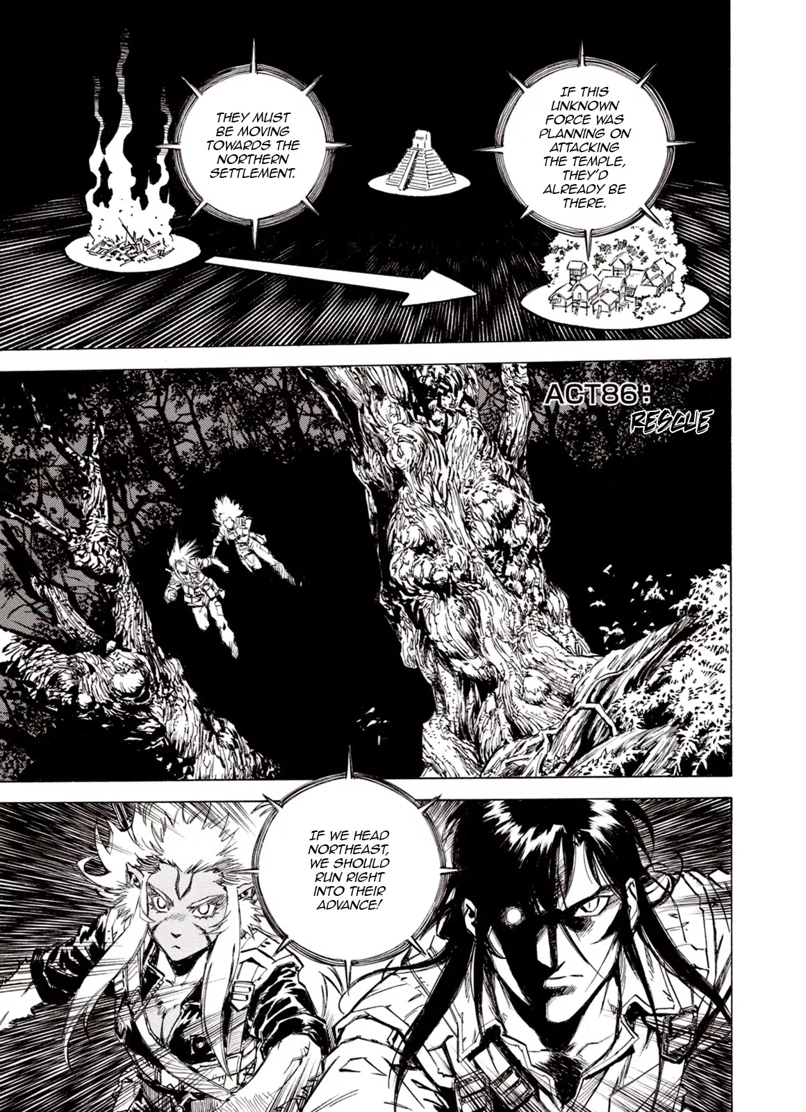 Read Kouya ni Kemono Doukokusu Chapter 86 - Rescue Online