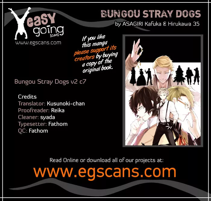 Read Bungou Stray Dogs Chapter 7 - To Kill and Then to Die - Part 1 Online