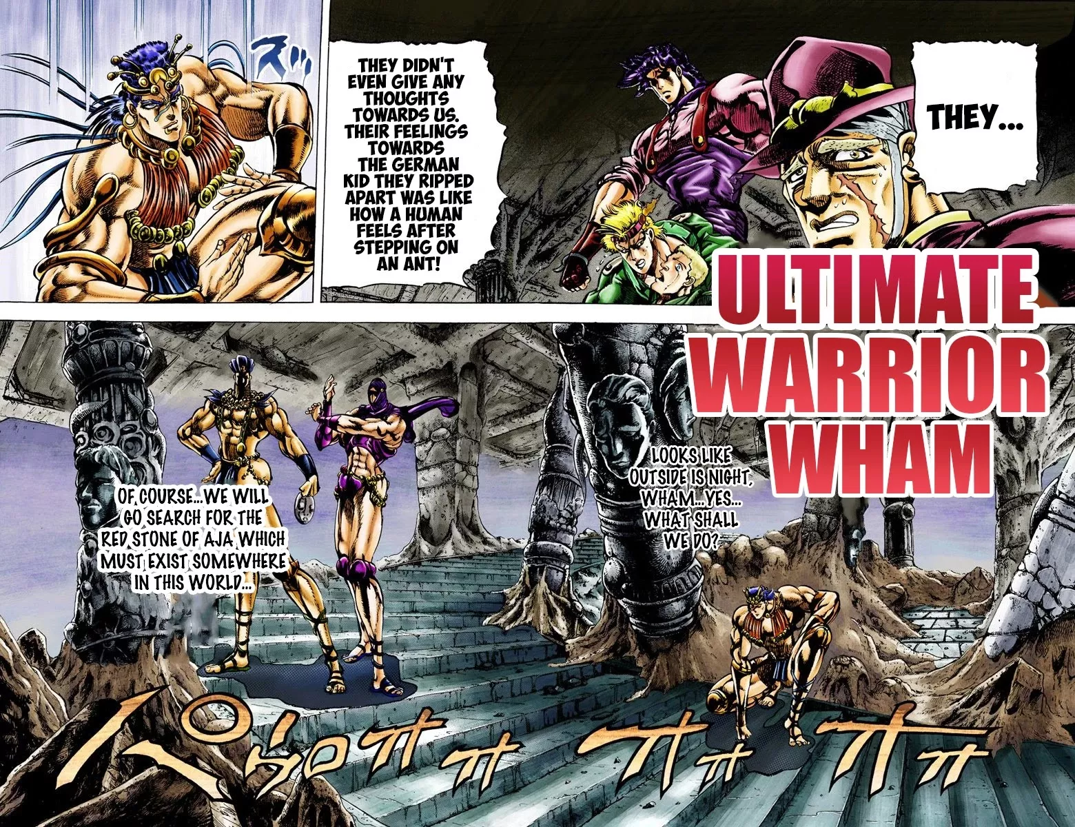 Read JoJo’s Bizarre Adventure Part 2: Battle Tendency Chapter 22 - Ultimate Warrior Wham Online