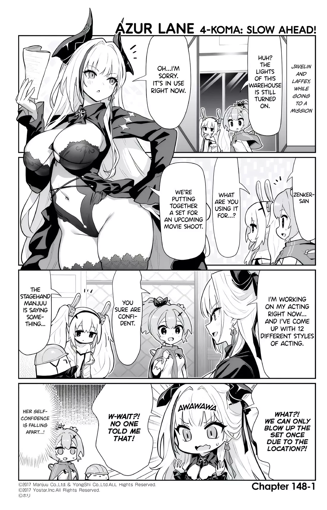 Read Azur Lane 4-koma: Slow Ahead Chapter 148 - Admiral Zenker Online