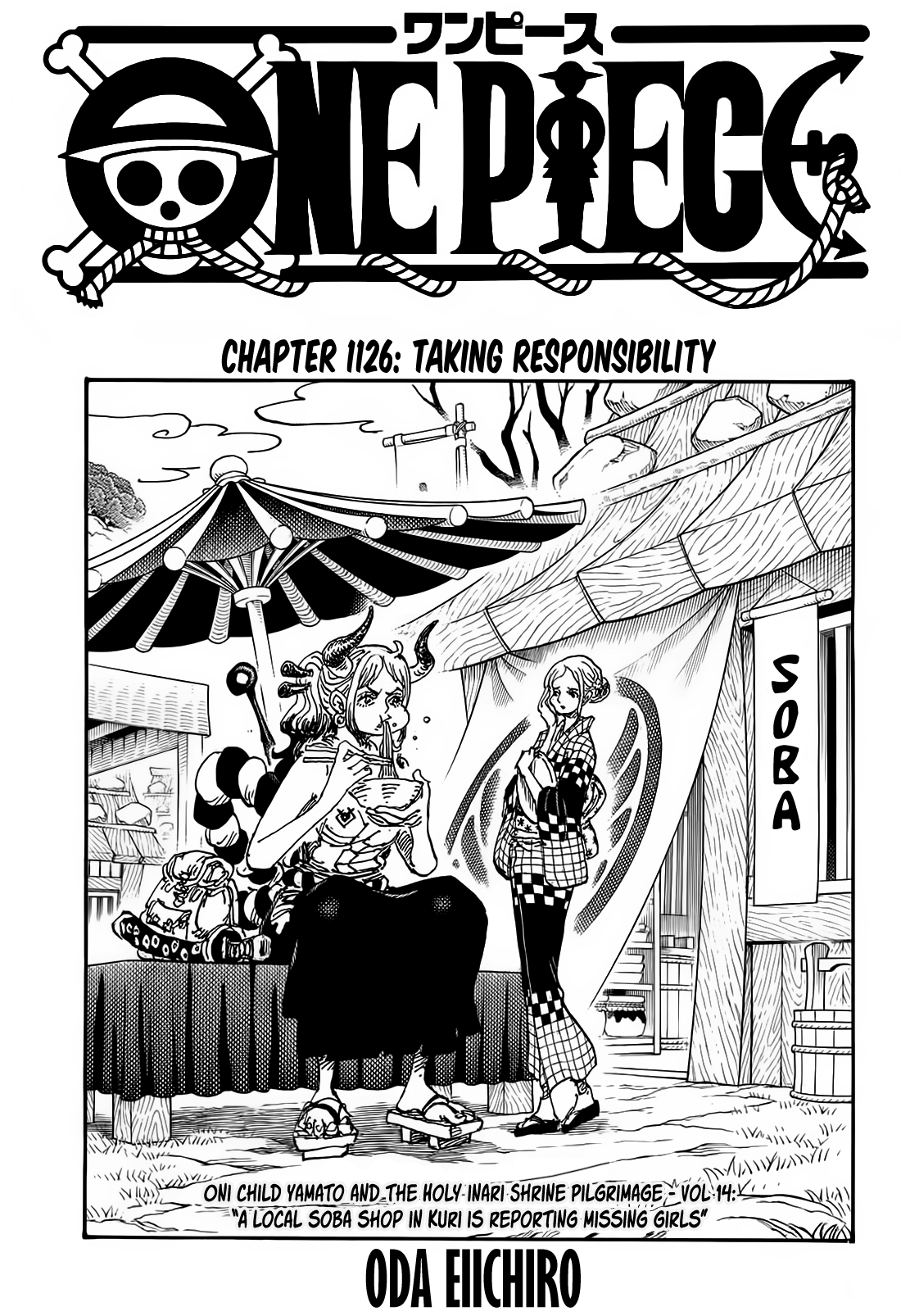 Read One Piece Chapter 1126 - Taking Responsability Online