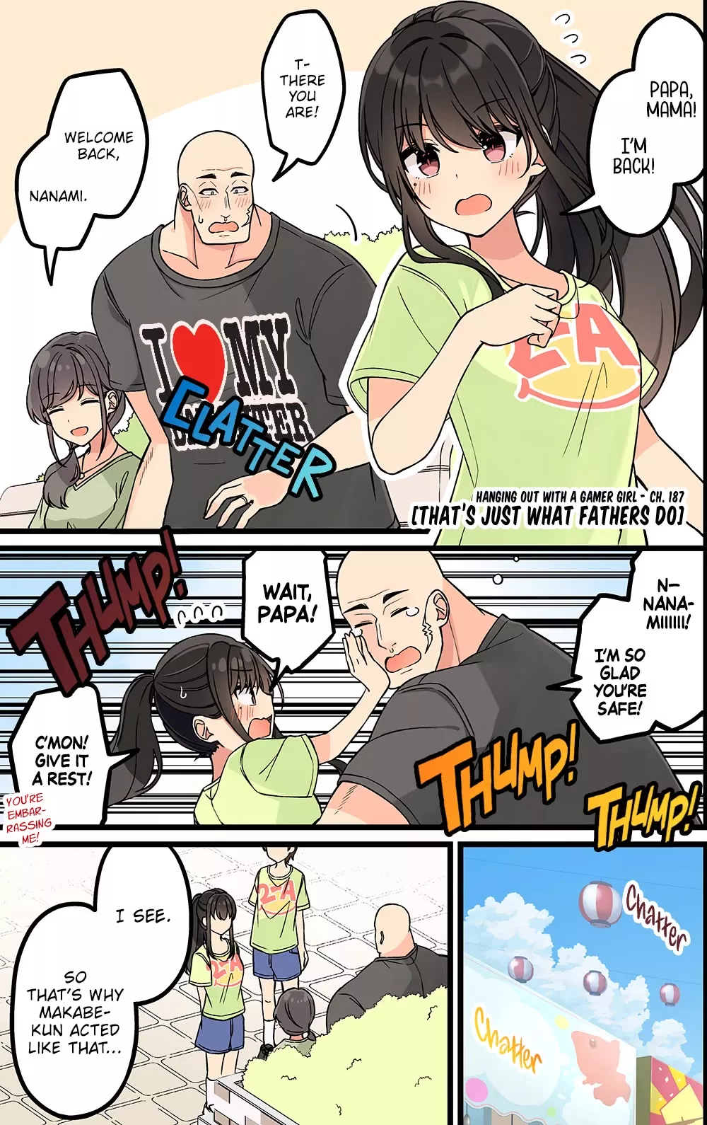 Read Hanging Out With a Gamer Girl Chapter 187 - That's Just What Fathers Do Online