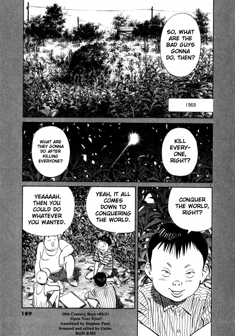 Read 20th Century Boys Chapter 21 - Open Your Eyes!! Online