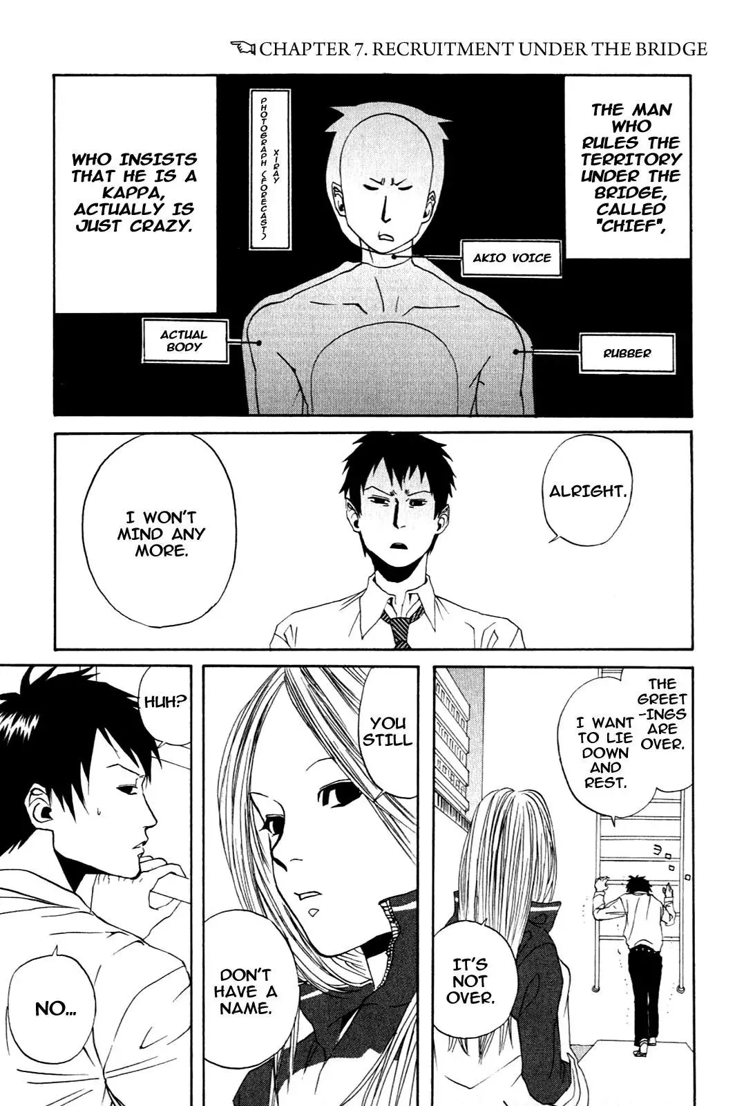 Read Arakawa Under the Bridge Chapter 7 - Recruitment Under the Bridge Online