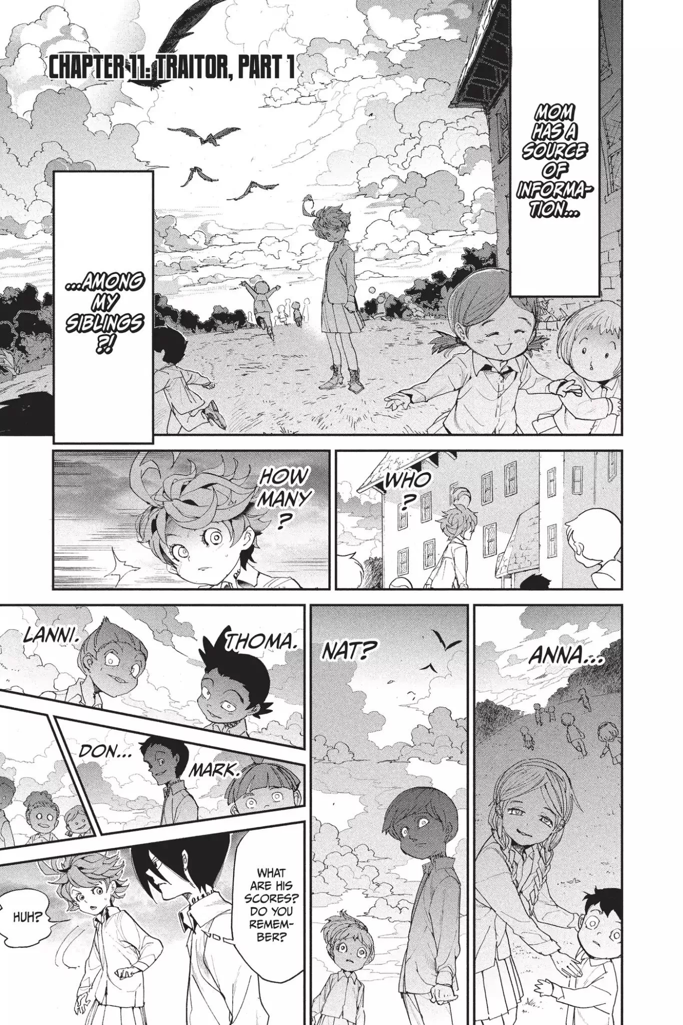 Read Yakusoku no Neverland Chapter 11 - Traitor, Part 1 Online