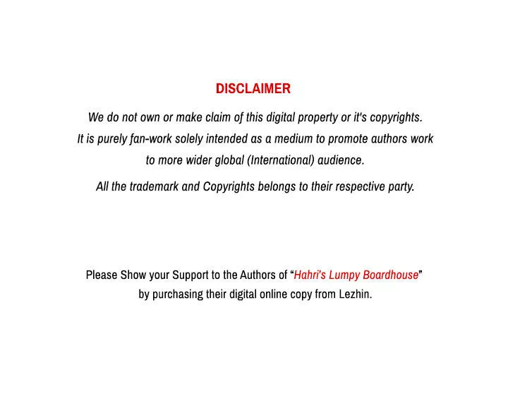 Read Hahri’s Lumpy Boardhouse Chapter 6 Online