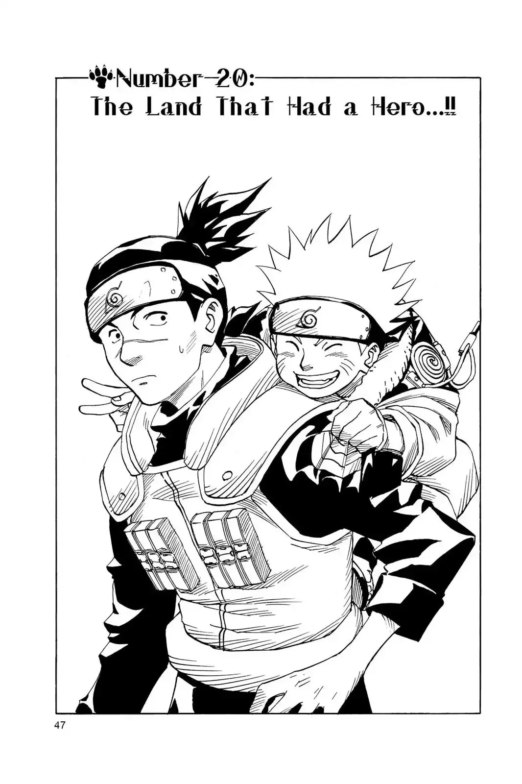 Read Naruto Chapter 20 - The Land That Had A Hero...!! Online