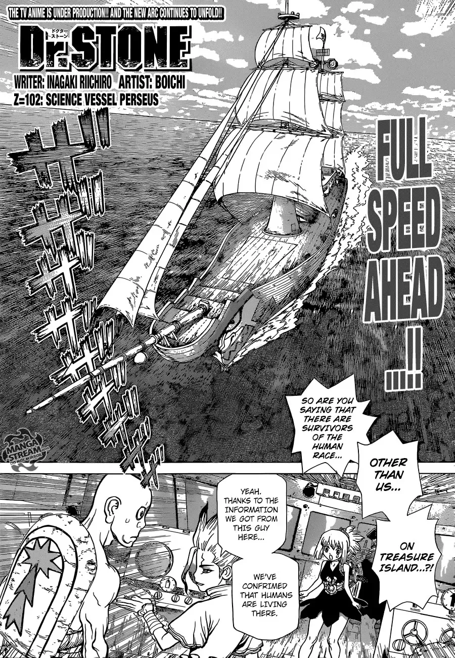 Read Dr. Stone Chapter 102 - Science Vessel Perseus Online