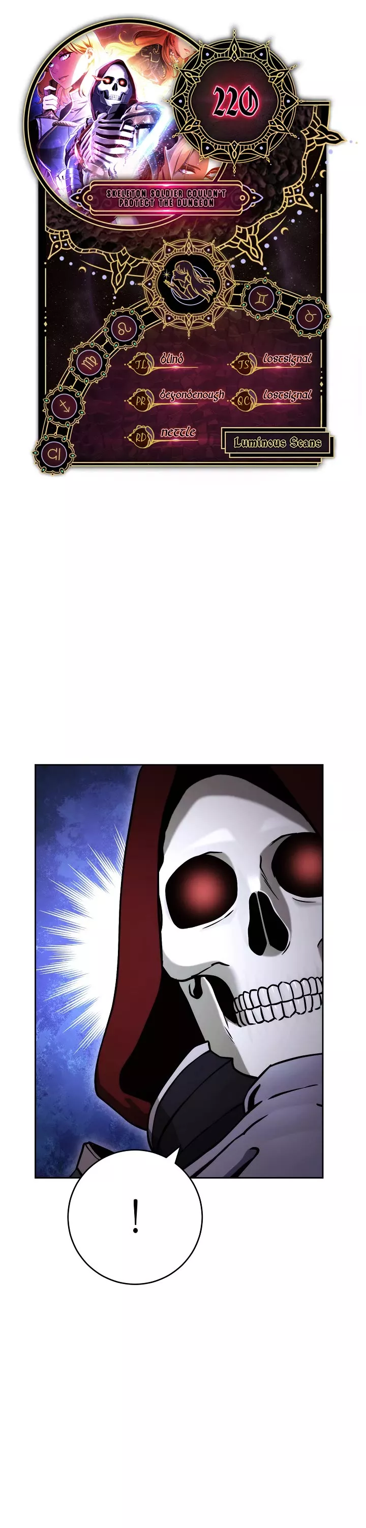 Read Skeleton Soldier Couldn’t Protect the Dungeon Chapter 220 Online