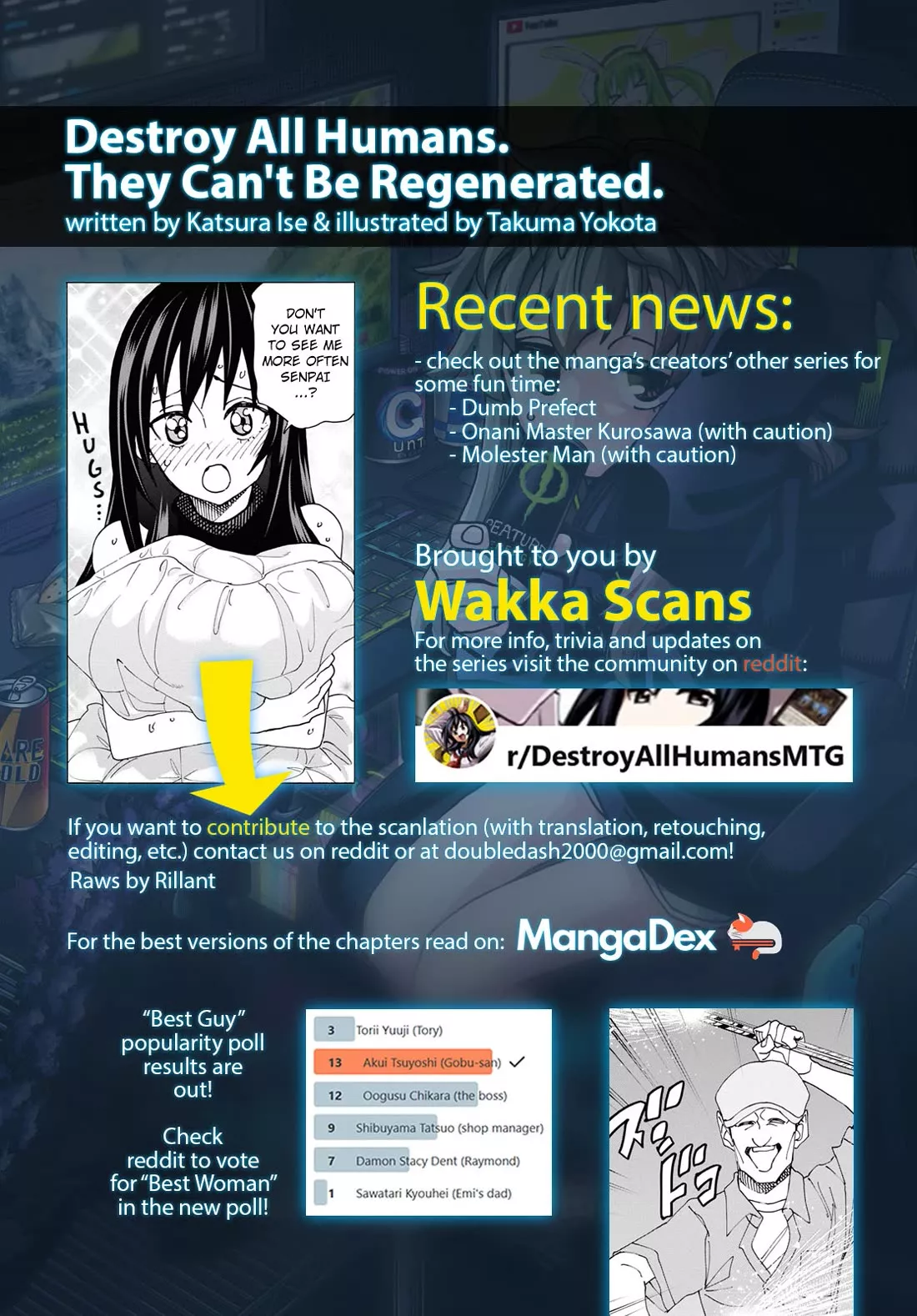 Read Destroy All of Humanity. It Can’t Be Regenerated. Chapter 58 - Our Struggle (Second Part) Online