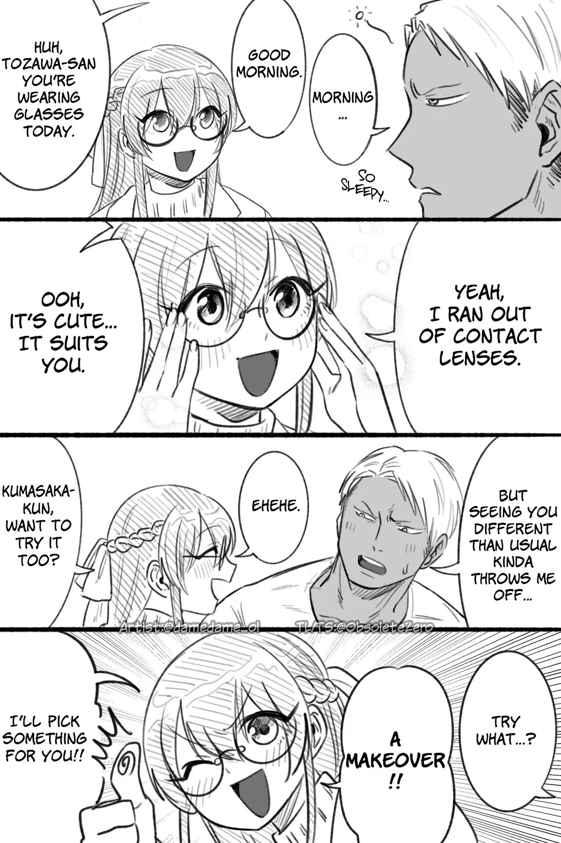 Read Kuma to Usagi wa Tomodachi dewa Irarenai Chapter 29 - Makeover Online