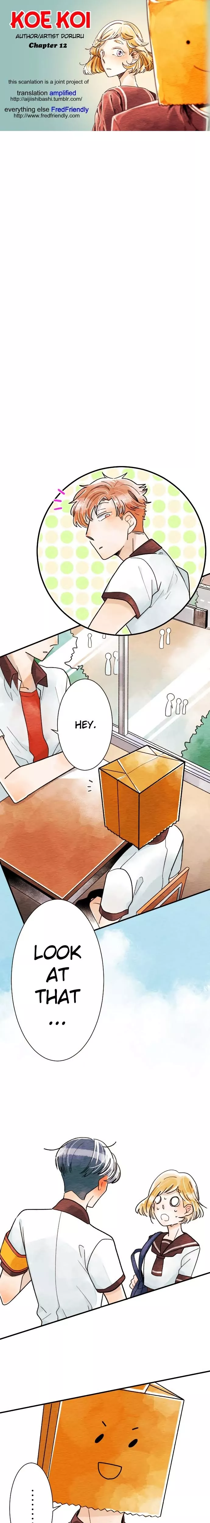 Read Koe Koi Chapter 12 - I want to get along with Him Online