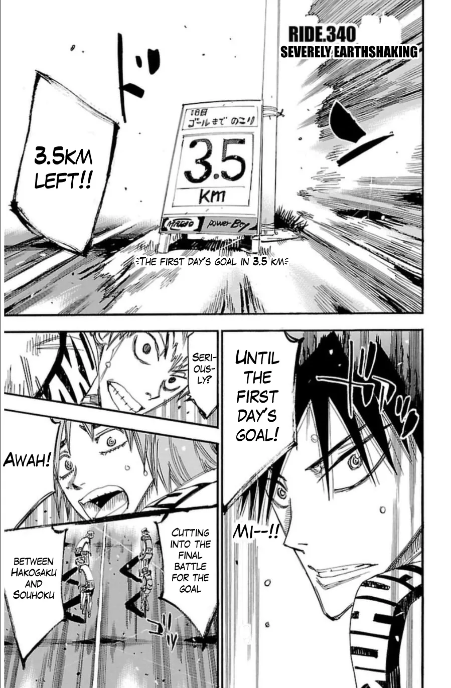 Read Yowamushi Pedal Chapter 340 - Severely earthshaking Online