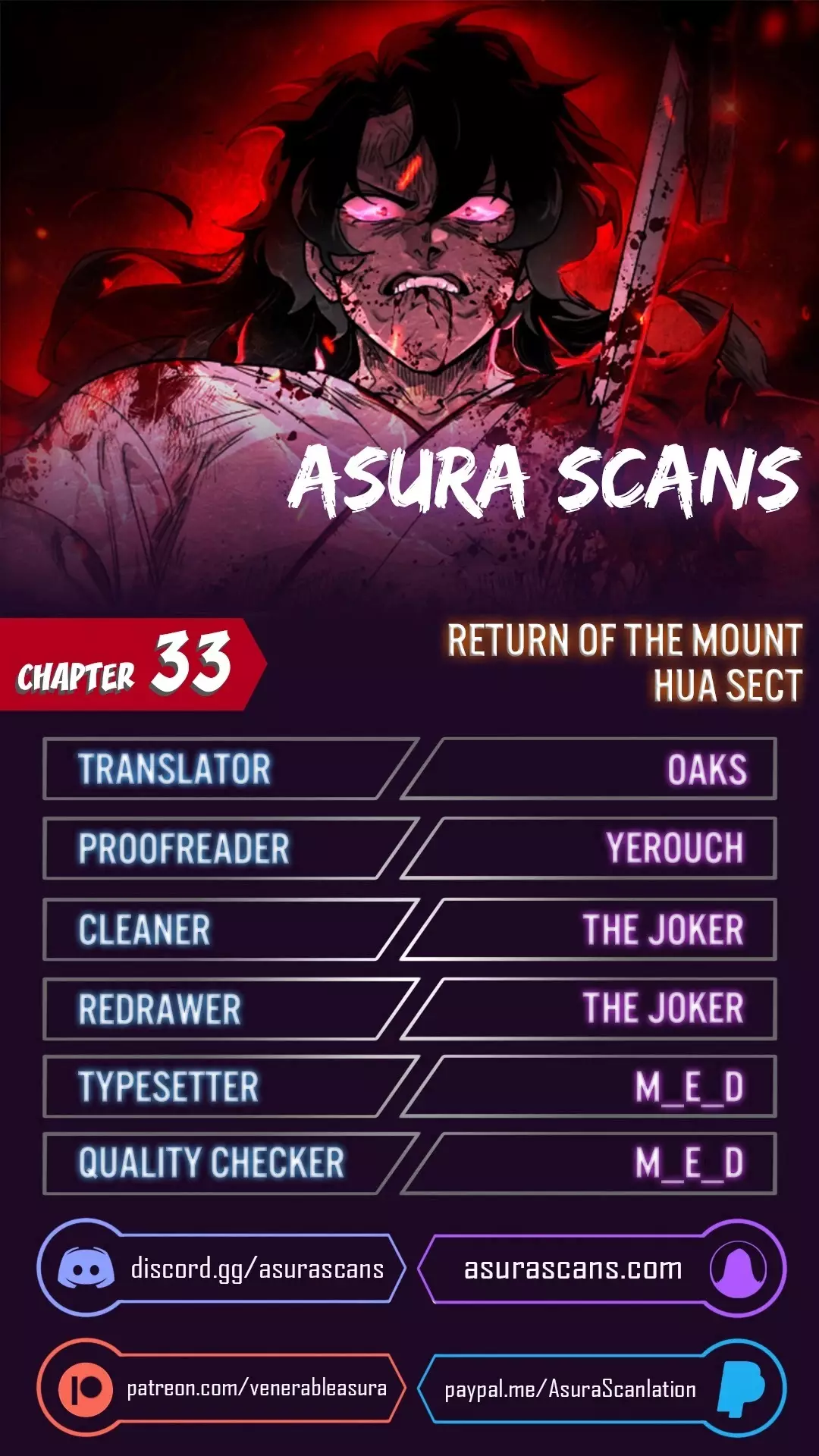 Read Return Of The Mount Hua Sect Chapter 33 Online