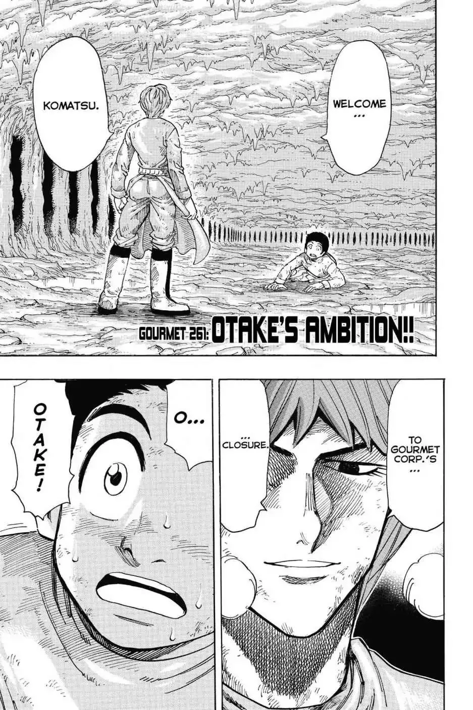 Read Toriko Chapter 261 - Vol.29 Gourmet 261: Otake's Ambition!! Online