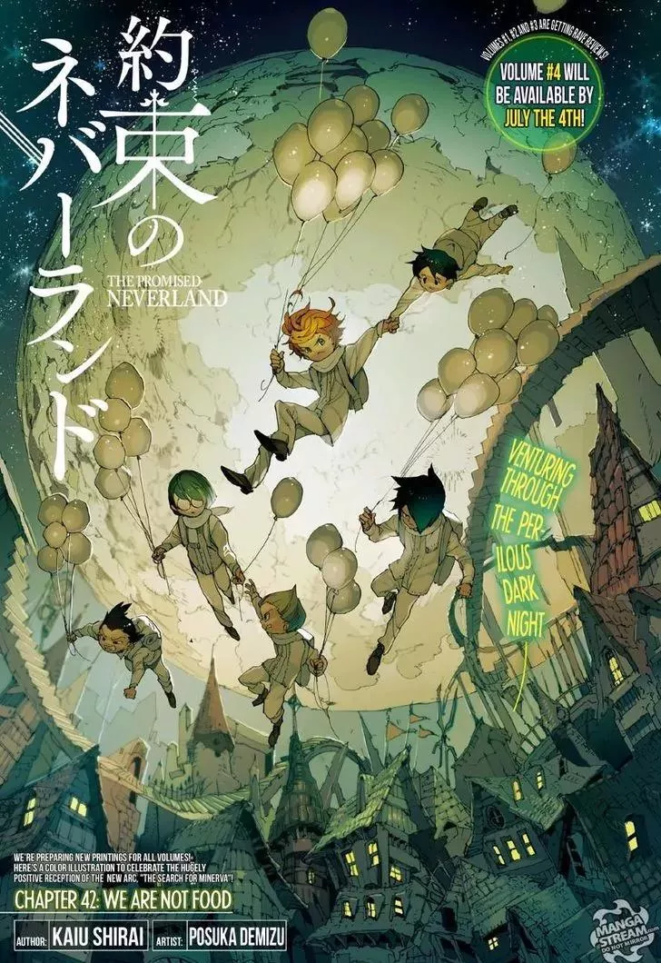 Read Yakusoku no Neverland Chapter 42 - We Are Not Food Online