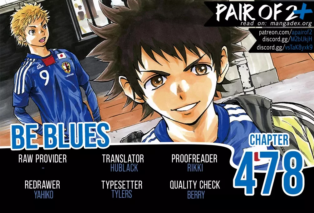 Read BE BLUES ~Ao ni nare~ Chapter 478 - FLY Online