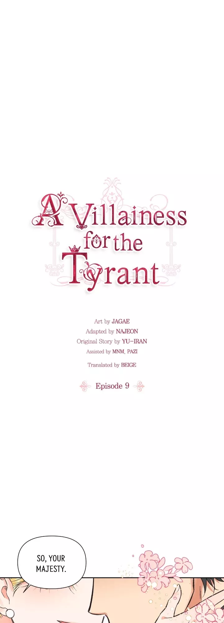 Read A Villainess for the Tyrant Chapter 9 Online