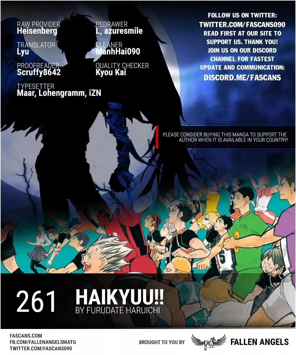 Read Haikyu!! Chapter 261 - Projectiles Online