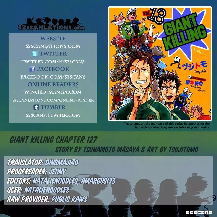 Read Giant Killing Chapter 127 Online