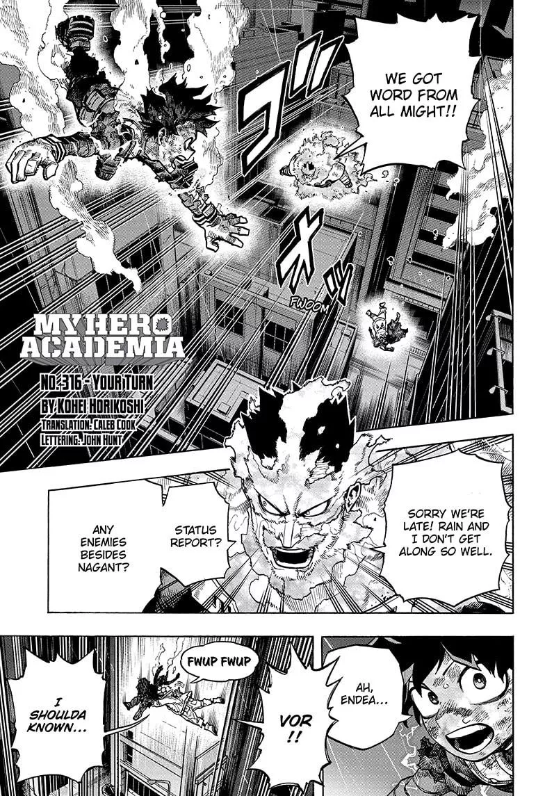 Read Boku no Hero Academia Chapter 316 Online