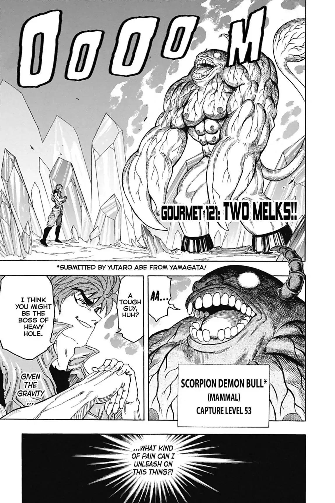 Read Toriko Chapter 121 - Vol.14 Gourmet 121: Two Melks!! Online