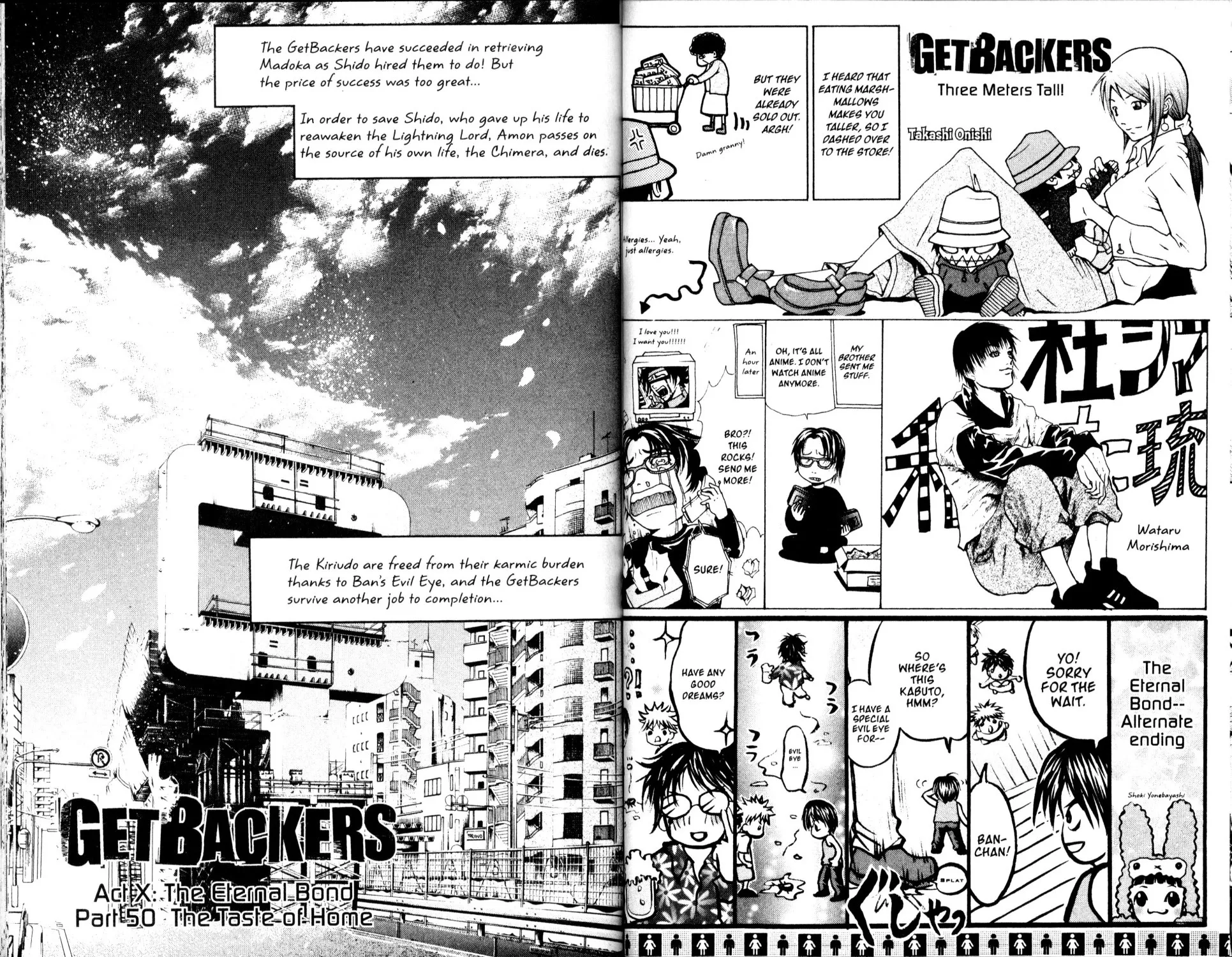 Read Get Backers Chapter 211 - Act X: The Eternal Bond (50): The Taste of Home Online