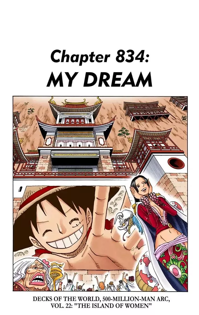 Read One Piece Chapter 834 - My Dream Online