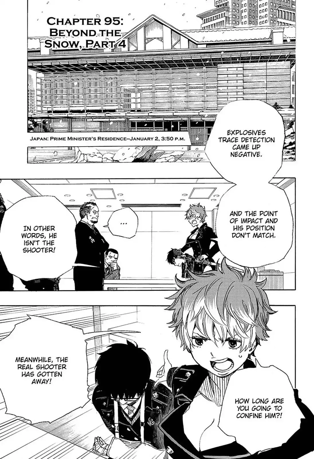 Read Ao no Exorcist Chapter 95 - Beyond The Snow (4) Online