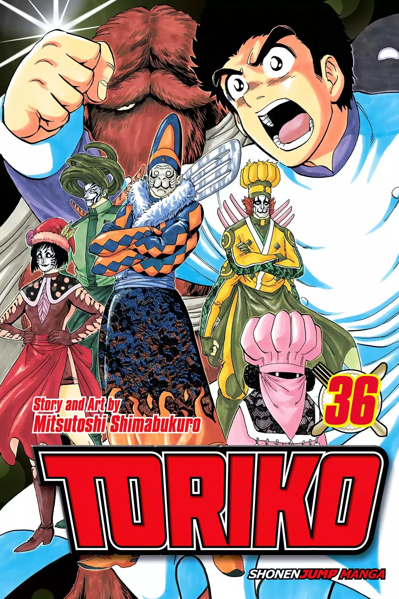 Read Toriko Chapter 321 - Vol.36 Gourmet 321: Reunion Party!! Online