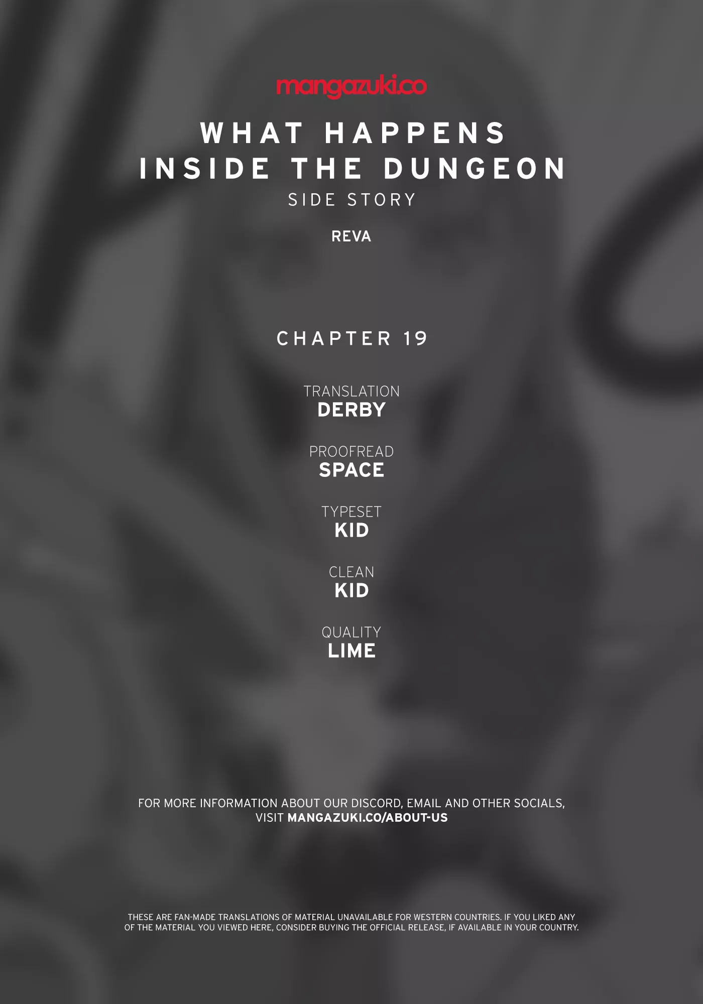 Read What Happens Inside the Dungeon Chapter 129 - Side Story - Chapter 19 Online