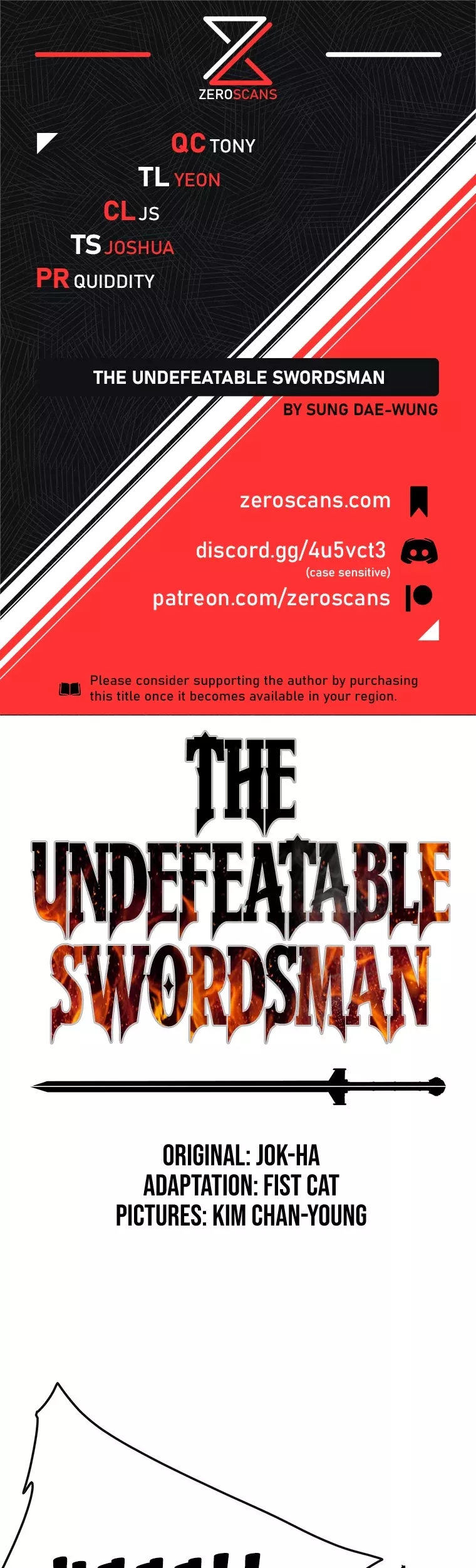 Read The Undefeatable Swordsman Chapter 110 Online