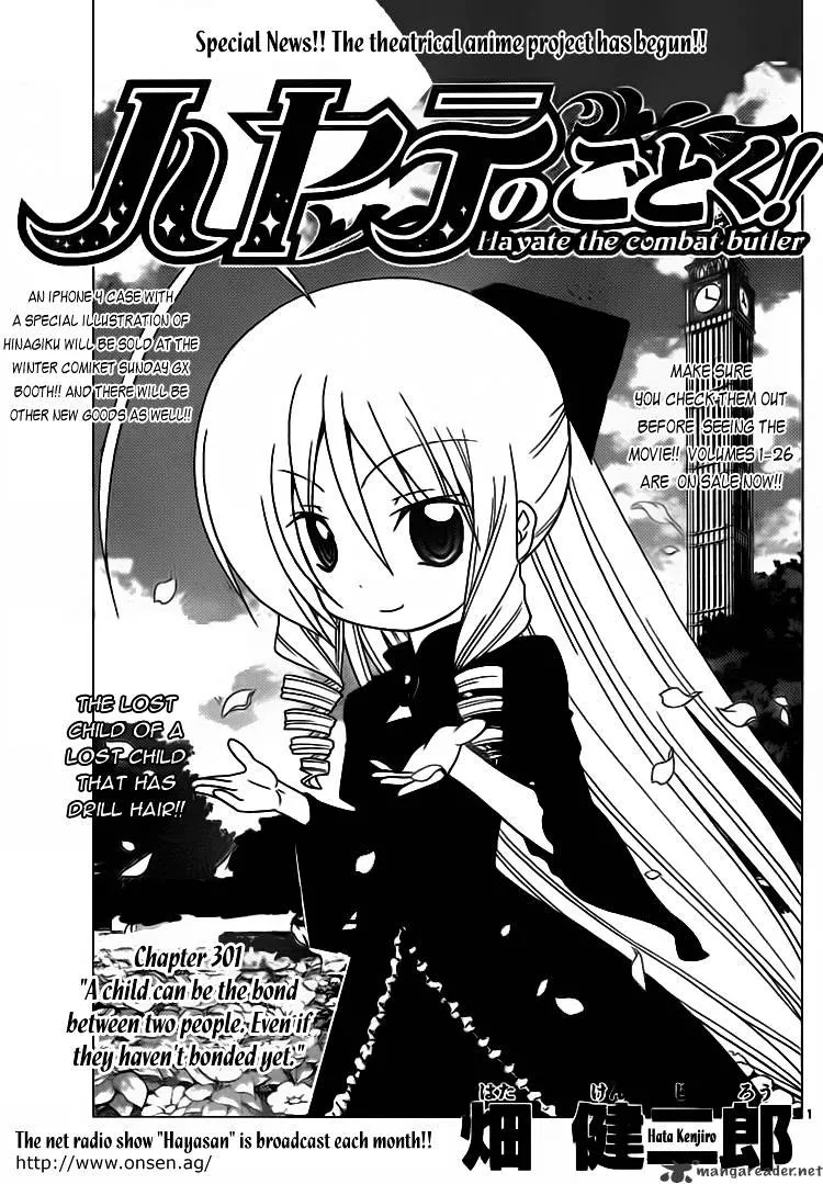 Read Hayate no Gotoku! Chapter 301 - A child can be the bond between two people. Even if they haven't bonded yet. Online