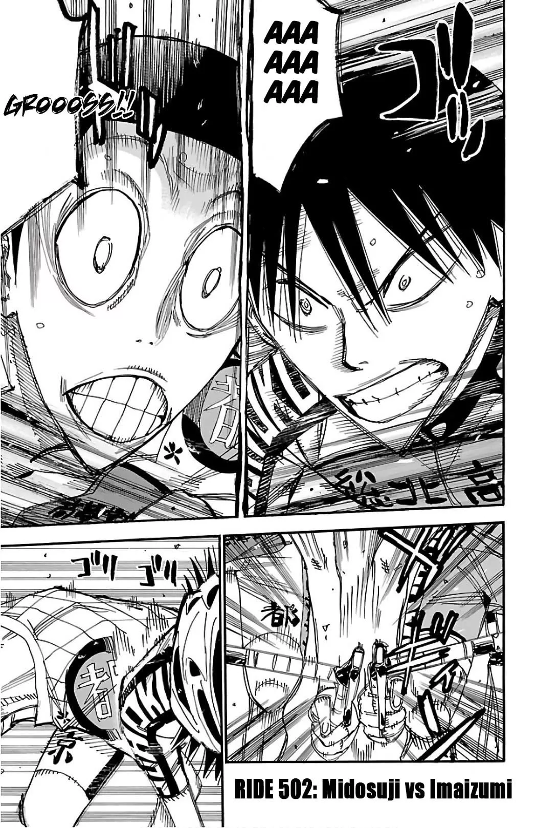 Read Yowamushi Pedal Chapter 502 - Midosuji vs Imaizumi Online