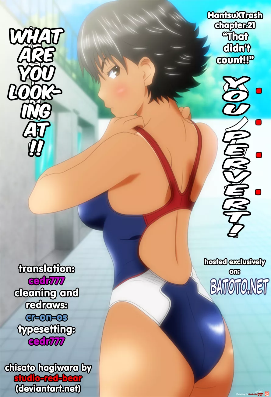 Read Hantsu x Trash Chapter 21 - That Didn't Count!! Online