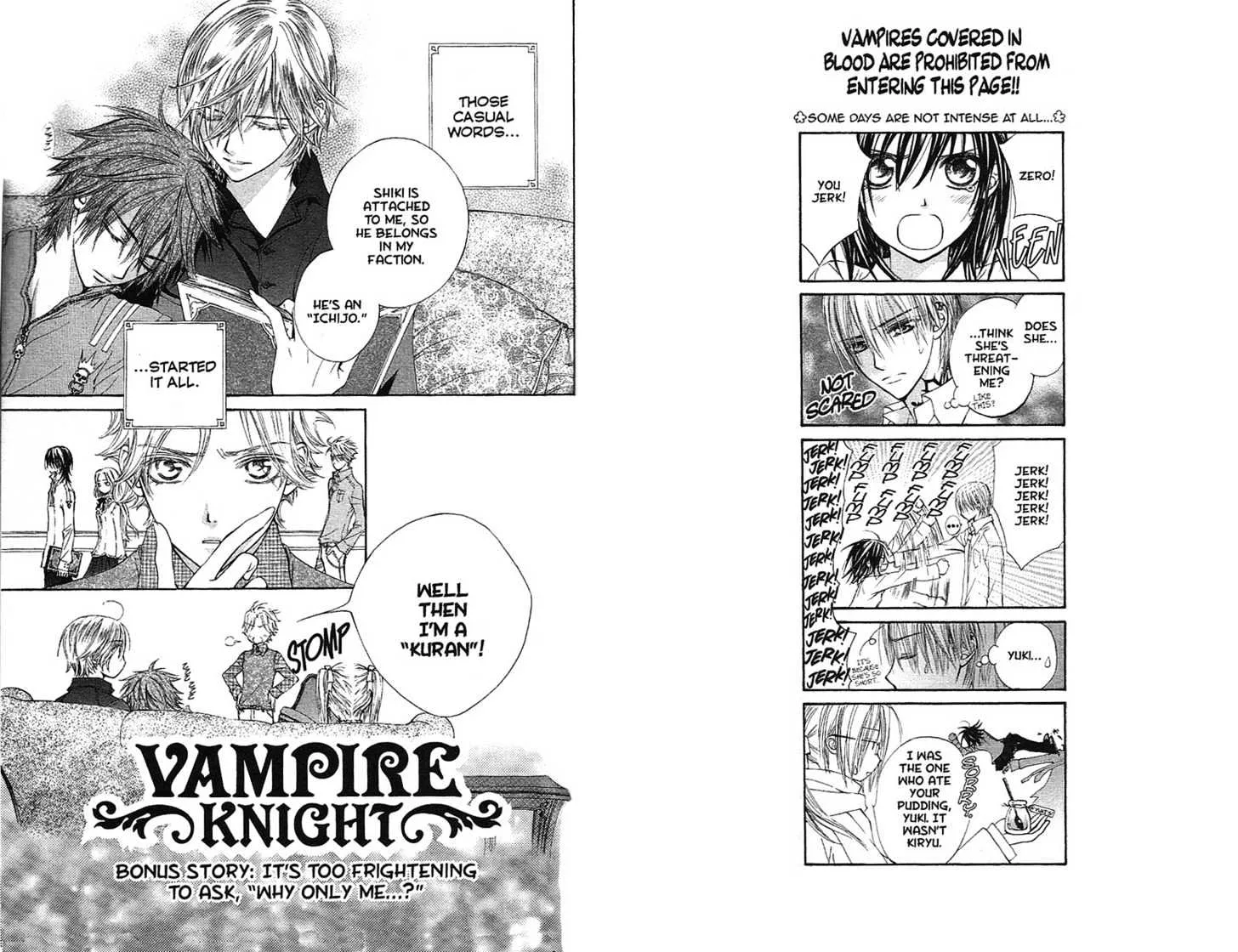 Read Vampire Knight Chapter 19.5 - It's Too Frightening To Ask, "Why only me?" Online